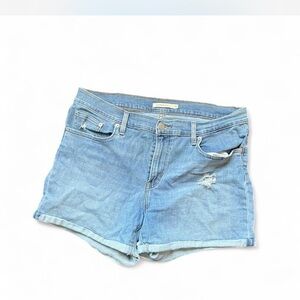 Women's Levis Blue Denim Shorts